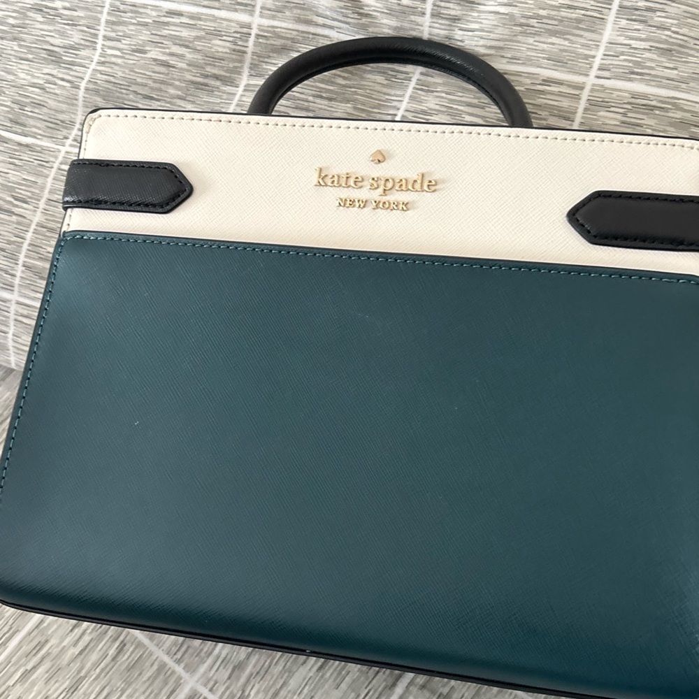 kate spade Black and Cream Satchel